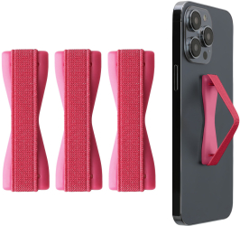 Set 3 Suporti elastici Kwmobile pentru telefoane Roz Plastic KWM000008OB038C 