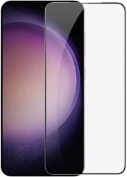 Folie de protectie ecran compatibil cu Samsung S24 Ultra din sticla securizata 5D margini negre 