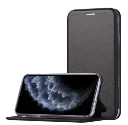 Husa Flip Cover Magnetic compatibila cu Xiaomi Redmi 13C Negru 