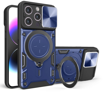 Husa pentru Apple iPhone 15 Pro Max Marmalis CamGuard Pro Albastru 