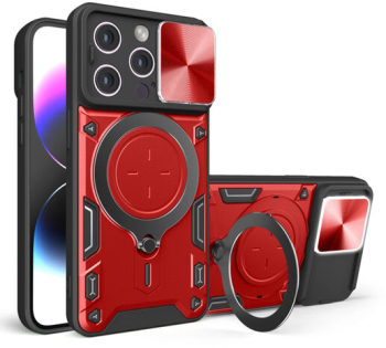 Husa pentru Apple iPhone 15 Pro Max Marmalis CamGuard Pro Rosu 