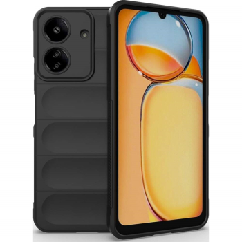 Husa wave compatibila cu xiaomi redmi 13c Grip Anti-Soc Tpu Negru 