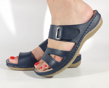 Saboti Medicinali Ortopedici cu Gel - Model Ana 154139 Culoare bleumarin 38 
