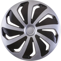 Set 4 capace roti model WIND 15 - SILVER & BLACK 