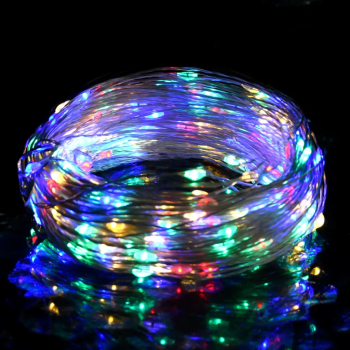 vidalXL Instalatie luminoasa 400 micro LED multicolor 8 functii 40 m 