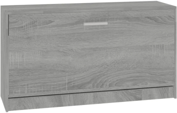 vidaXL Banca pentru pantofi gri sonoma 80x24x45 cm lemn prelucrat 