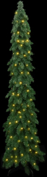 vidaXL Brad de Craciun artificial pre-iluminat cu 100 LED-uri 180 cm