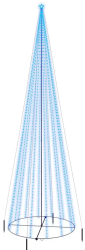 vidaXL Brad de Craciun conic 1134 LED-uri albastru 230x800 cm 