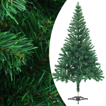 vidaXL Brad de Craciun pre-iluminat cu globuri 180 cm 564 de ramuri 
