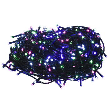 vidaXL Instalatie cu 2000 LED-uri pastel multicolor 200 m PVC 