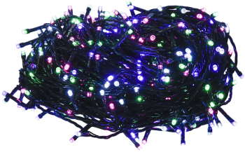 vidaXL Instalatie cu 400 LED-uri pastel multicolor 40 m PVC 