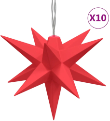 vidaXL Lumina de Craciun 10 LED-uri rosu 10 cm 