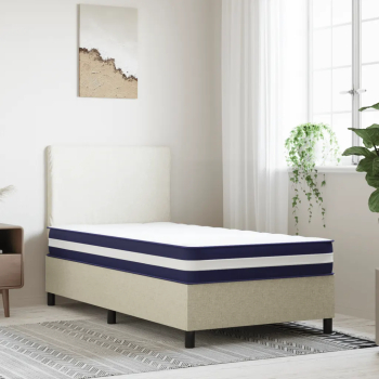 vidaXL Saltea cu arcuri buzunare Single Size fermitate medie 90x190 cm 