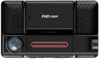 Camera auto de bord tripla MaGeCa® Full HD 1080P 3 camere fata+interior+marsarier Senzor de coliziune G-senzor Filmare continua Ve 