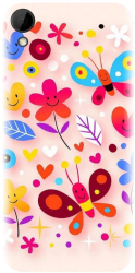 Husa din silicon compatibila cu Htc Desire 10 Lifestyle - model Butterfly 002 