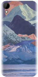Husa din silicon compatibila cu Htc Desire 10 Lifestyle - model Collage Mountain 
