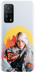 Husa din silicon compatibila cu Xiaomi Mi 10t Pro 5g - model Billie Eilish 