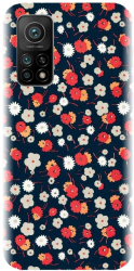 Husa din silicon compatibila cu Xiaomi Mi 10t Pro 5g - model Floral Colorat 