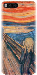 Husa din silicon compatibila cu Xiaomi Mi 6 - model The Scream 