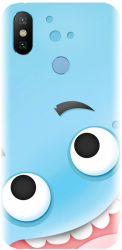 Husa din silicon compatibila cu Xiaomi Mi 6x - model Cute Blue 