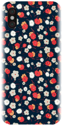 Husa din silicon compatibila cu Xiaomi Mi 8 Pro - model Floral Colorat 