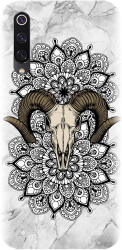Husa din silicon compatibila cu Xiaomi Mi 9 - model Tatoo Art Goat 
