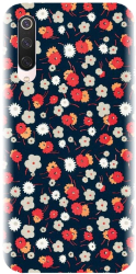 Husa din silicon compatibila cu Xiaomi Mi 9 Pro - model Floral Colorat 