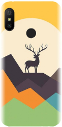 Husa din silicon compatibila cu Xiaomi Mi A2 Lite - model Abstract Deer 