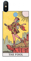 Husa din silicon compatibila cu Xiaomi Mi A2 - model Tarot The Fool Clasic 