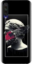Husa din silicon compatibila cu Xiaomi Mi A3 - model Smoking Sculpture 