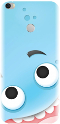 Husa din silicon compatibila cu Xiaomi Mi Max 2 - model Cute Blue 