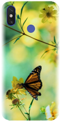 Husa din silicon compatibila cu Xiaomi Mi Max 3 - model Butterfly 001 