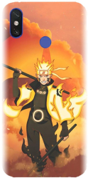 Husa din silicon compatibila cu Xiaomi Mi Max 3 - model Naruto Uzumaki 