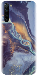 Husa din silicon compatibila cu Xiaomi Redmi Note 8 - model Abstract 101 
