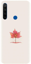 Husa din silicon compatibila cu Xiaomi Redmi Note 8T - model Autumn Tree Leaf 