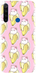 Husa din silicon compatibila cu Xiaomi Redmi Note 8T - model Banana Cats 
