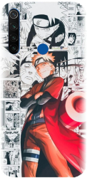 Husa din silicon compatibila cu Xiaomi Redmi Note 8T - model Naruto Aesthetic 