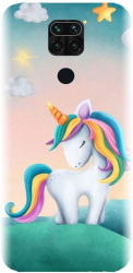 Husa din silicon compatibila cu Xiaomi Redmi Note 9 - model Magic Unicorn 