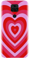 Husa din silicon compatibila cu Xiaomi Redmi Note 9 - model PPG Heart Tunnel 