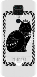 Husa din silicon compatibila cu Xiaomi Redmi Note 9 - model Tarot The Emperor 
