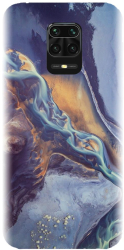 Husa din silicon compatibila cu Xiaomi Redmi Note 9 Pro - model Abstract 101 