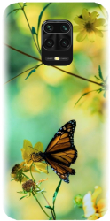 Husa din silicon compatibila cu Xiaomi Redmi Note 9 Pro - model Butterfly 001 