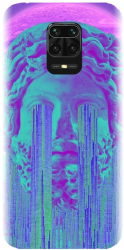 Husa din silicon compatibila cu Xiaomi Redmi Note 9 Pro - model Glitch 