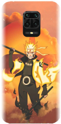 Husa din silicon compatibila cu Xiaomi Redmi Note 9 Pro - model Naruto Uzumaki 