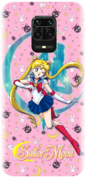 Husa din silicon compatibila cu Xiaomi Redmi Note 9 Pro - model Sailor Moon 