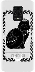 Husa din silicon compatibila cu Xiaomi Redmi Note 9 Pro - model Tarot The Emperor 