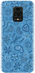 Husa din silicon compatibila cu Xiaomi Redmi Note 9s - model Bacteria 