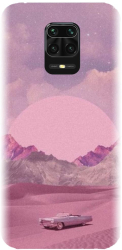 Husa din silicon compatibila cu Xiaomi Redmi Note 9s - model Collage Pink 