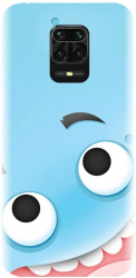 Husa din silicon compatibila cu Xiaomi Redmi Note 9s - model Cute Blue 