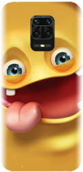 Husa din silicon compatibila cu Xiaomi Redmi Note 9s - model Cute Monster 